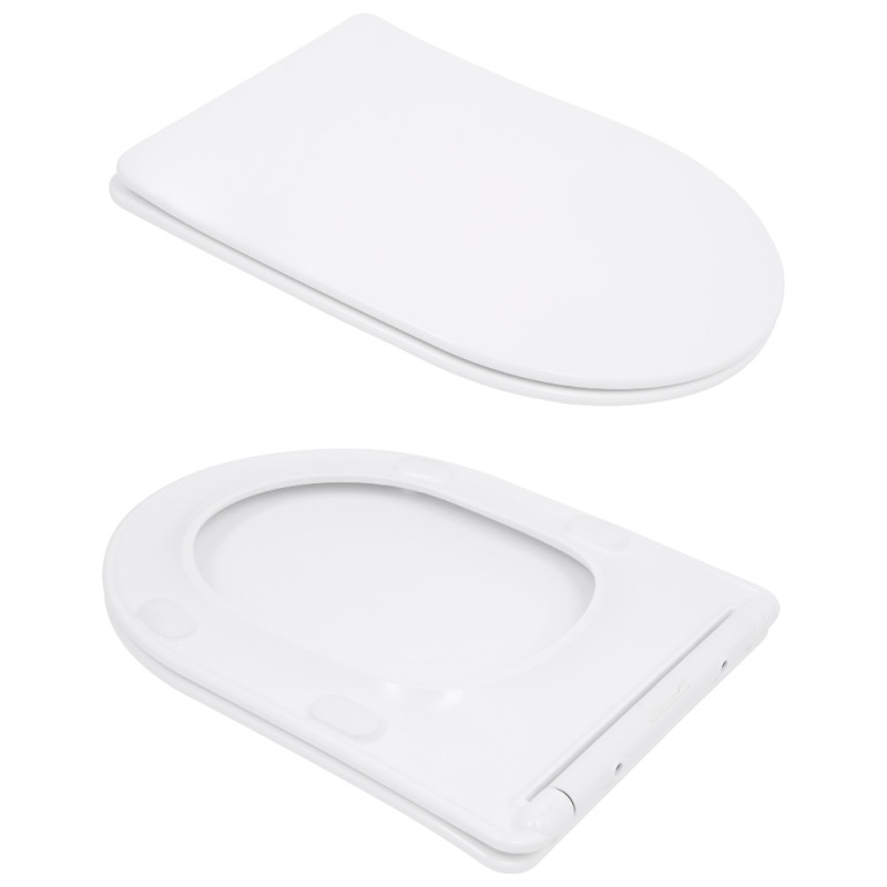 Унитаз напольный Qtap Arvin Ultra Quiet 630×350×795 мм с сиденьем Soft-close, White QTARV27W49259
