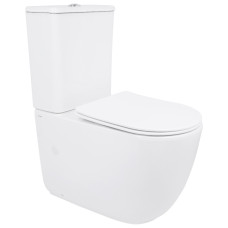 Унитаз напольный Qtap Leo Ultra Quiet 620×355×790 мм с сиденьем Soft-close, White QTLEO27W49261