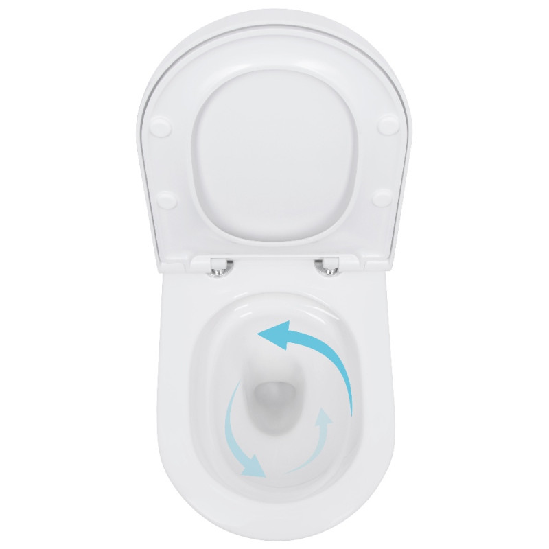 Унитаз подвесной Qtap Scorpio ML Ultra Quiet 520×365×365 мм, с сиденьем Soft-close MagLock, White QTSCOML26W49624