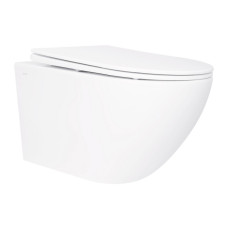 Унитаз подвесной Qtap Jay безободковый с сиденьем Soft-close QT07335176W