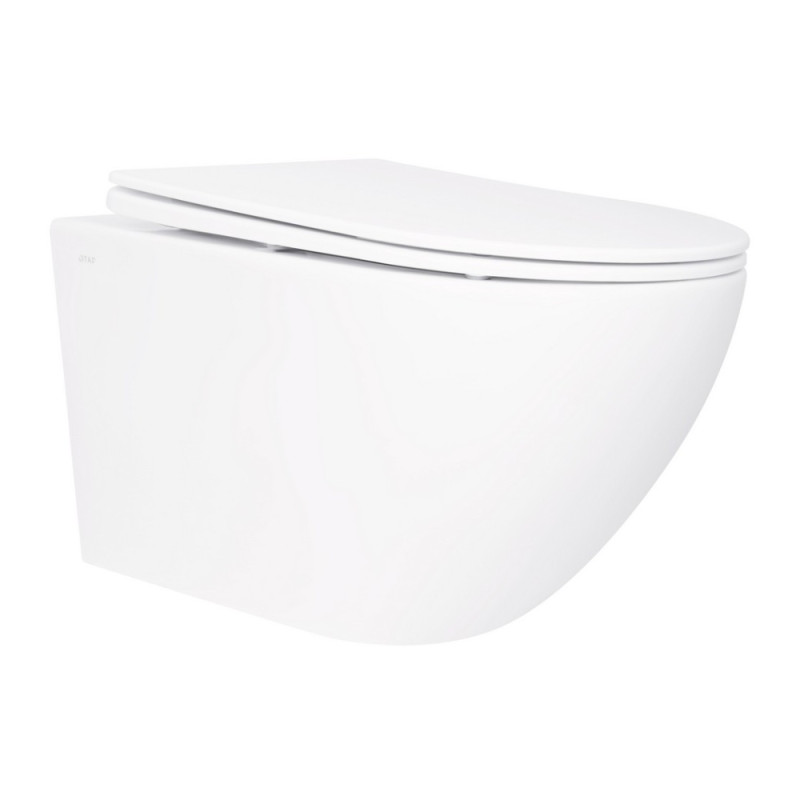 Унитаз подвесной Qtap Jay безободковый с сиденьем Soft-close QT07335176W