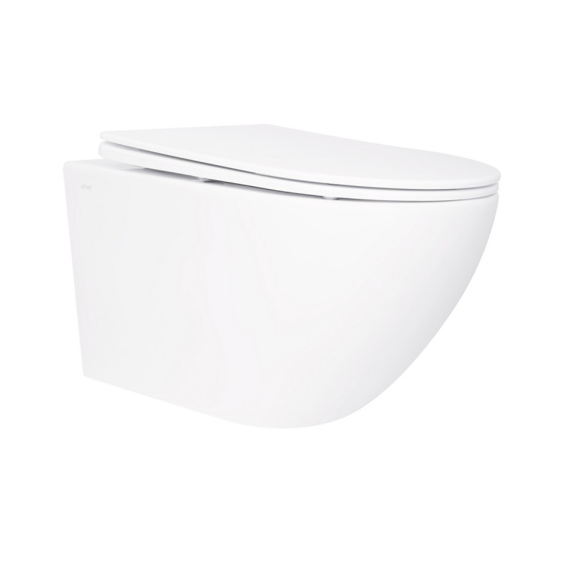 Унитаз подвесной Qtap Jay безободковый с сиденьем Soft-close QT07335176W