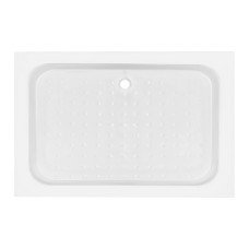Душовий піддон KAPIELKA ST120x80х14 низький, прямокутний, діаметр зливу 52 мм Lidz