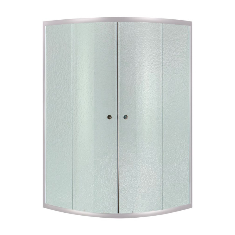 Душова кабіна Lidz Latwa SC90x90.SAT.HIGH.FR, скло Frost 4 мм без піддона