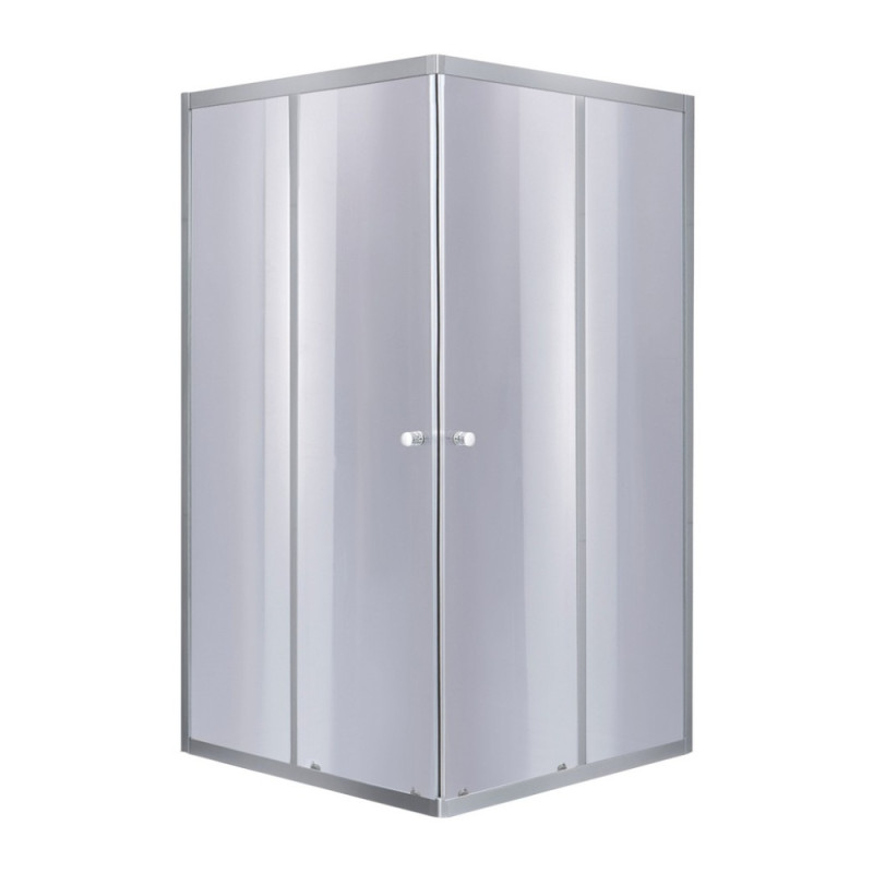 Душова кабіна Lidz Wawel SC80x80.SAT.LOW.GR, скло тоноване 4 мм без піддона