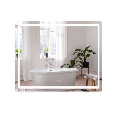 Дзеркало Qtap Mideya (DC-F910) 1000х800 з LED-підсвічуванням Touch, з антизапотіванням, димером QT2078F910W