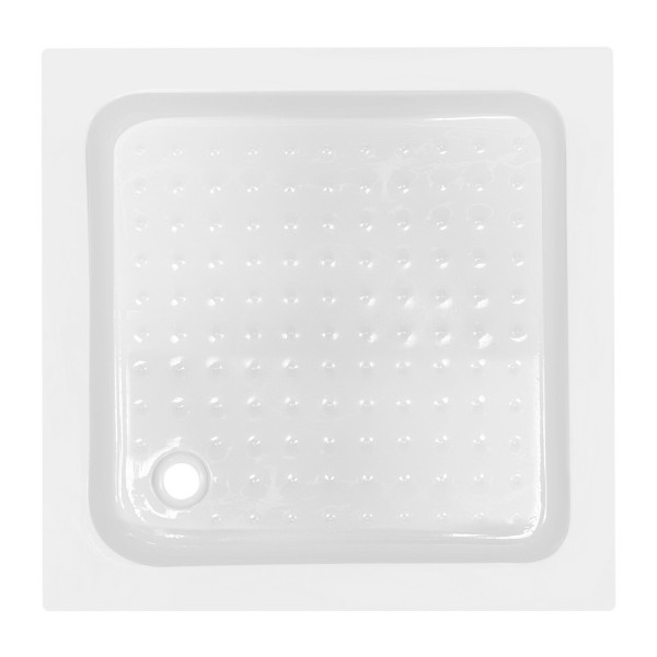 Lidz Душевой поддон KAPIELKA ST80x80х14 низкий квадратный, диаметр слива 52 мм