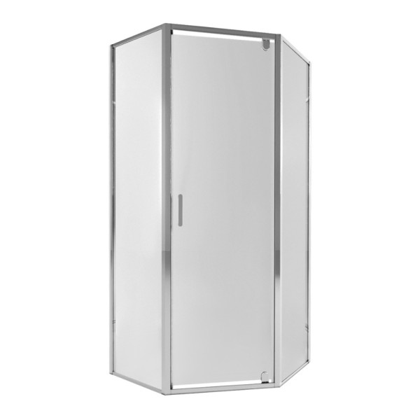 Душевая кабина Qtap Leo CRM10995-AC6 90х90 см, стекло Clear, CalcLess, 6 мм без поддона