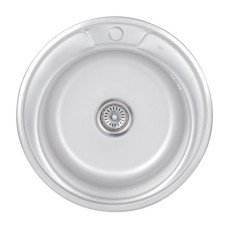 Кухонная мойка Lidz 510-D 0,8 мм Satin (LIDZ510DSAT)