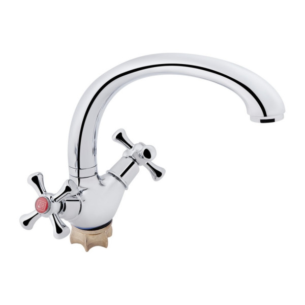 Смеситель для кухни Lidz Lamb 273F двухвентильный LDLAM273FCRM21890 Chrome