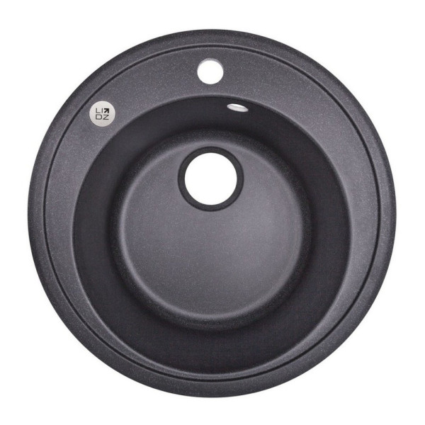 Кухонная мойка Lidz D510/200 BLA-03 (LIDZBLA03D510200)
