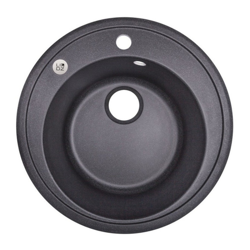 Кухонна мийка Lidz D510/200 BLA-03 (LIDZBLA03D510200)