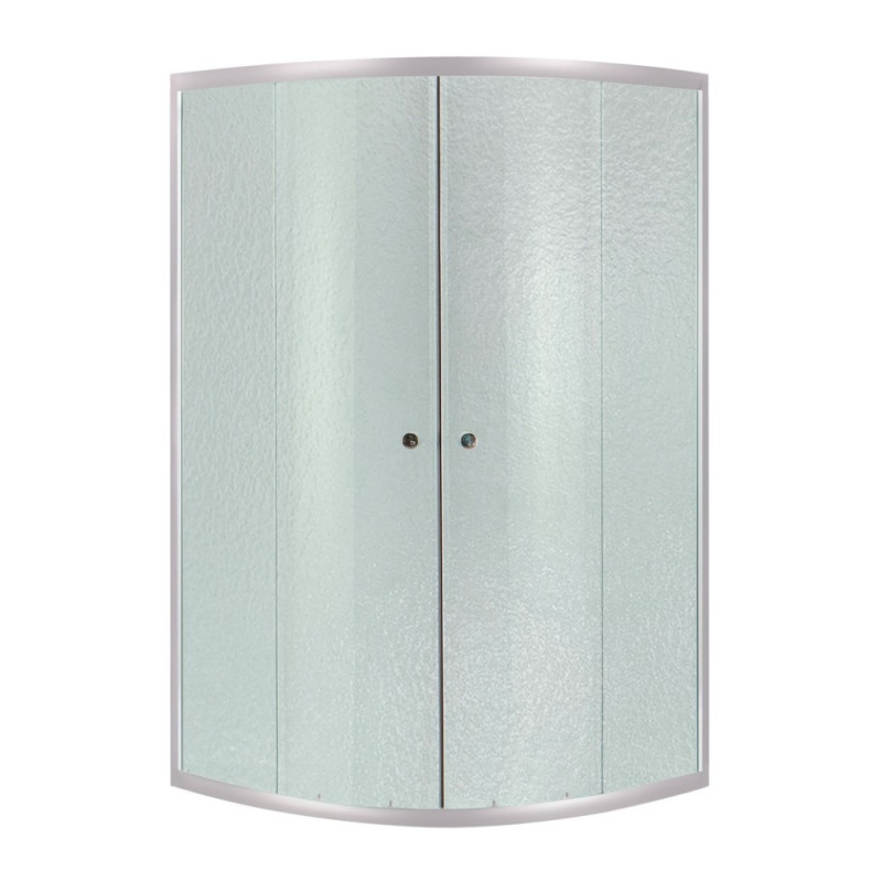 Душова кабіна Lidz Latwa SC90x90.SAT.MID.FR, скло Frost 4 мм без піддона