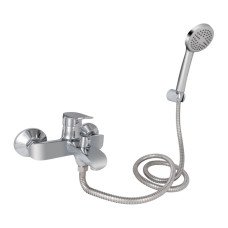 Смеситель для ванны Lidz Wieza 006 (c душевым гарнитуром) (k35) LDWIE006CRM45410 Chrome