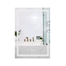 Зеркало Qtap Mideya (DC-F936) 500х800 с LED-подсветкой Touch, с антизапотеванием, диммером, рег. яркости QT2078F936W