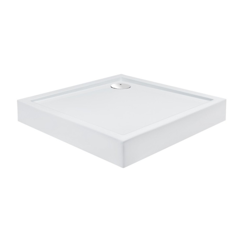 Душевой поддон Qtap Tern 308812C 80x80x12 см + сифон