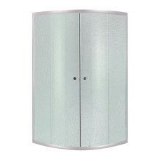 Душова кабіна Lidz Latwa SC90x90.SAT.LOW.FR, скло Frost 4 мм без піддона