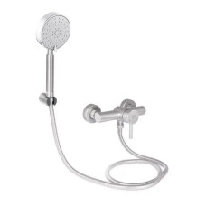 Смеситель для душа Lidz Aria 010 (с душевым гарнитуром) (k35) LDARI010NKS43361 Nickel