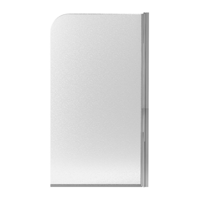 Штора на ванну Qtap Standard CRM407513APR стекло Pear 6 мм, 75х140 см, правая