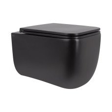 Унітаз підвісний Qtap Gemini безободковий з сидінням Soft-close QT2533076EUQMB