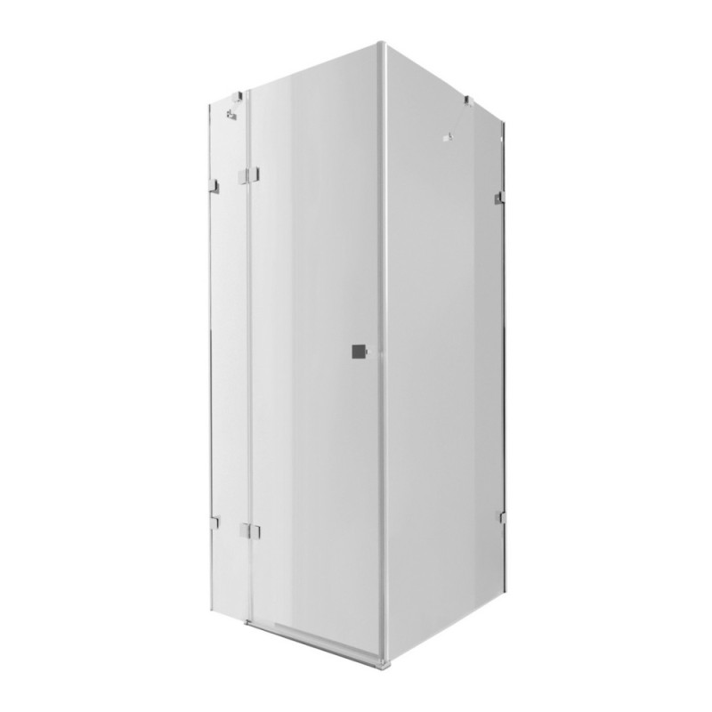 Душевая кабина Qtap CAPRICORN CRM1011SC6 100х100 см, стекло Clear 6 мм, CalcLess, без поддона