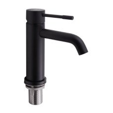 Смеситель для раковины Qtap Scorpio QTSCOR1050105B Black Matt