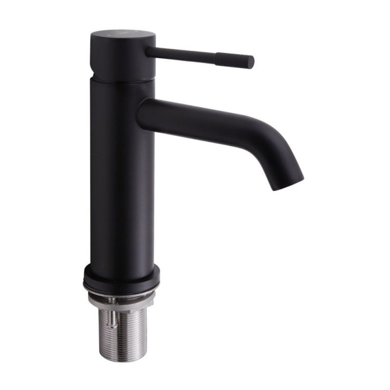 Смеситель для раковины Qtap Scorpio QTSCOR1050105B Black Matt