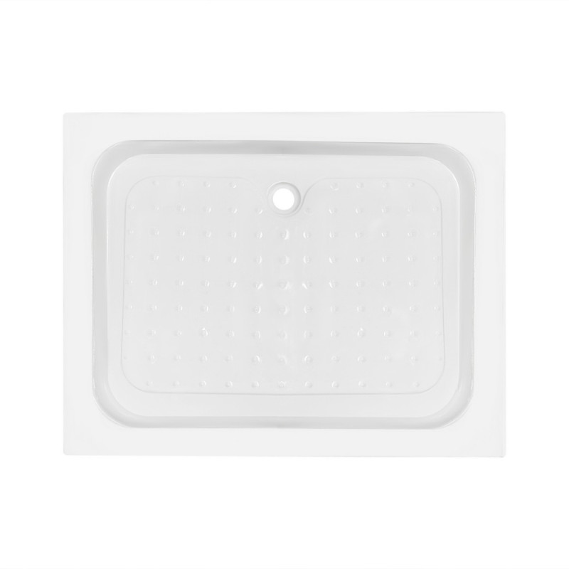 Душовий піддон KAPIELKA ST100x80х14 низький, прямокутний, діаметр зливу 52 мм Lidz