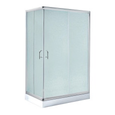 Душова кабіна Lidz Wawel SC100x80.SAT.LOW.FR, скло Frost 5 мм + Lidz Душовий піддон KAPIELKA ST100x80х14