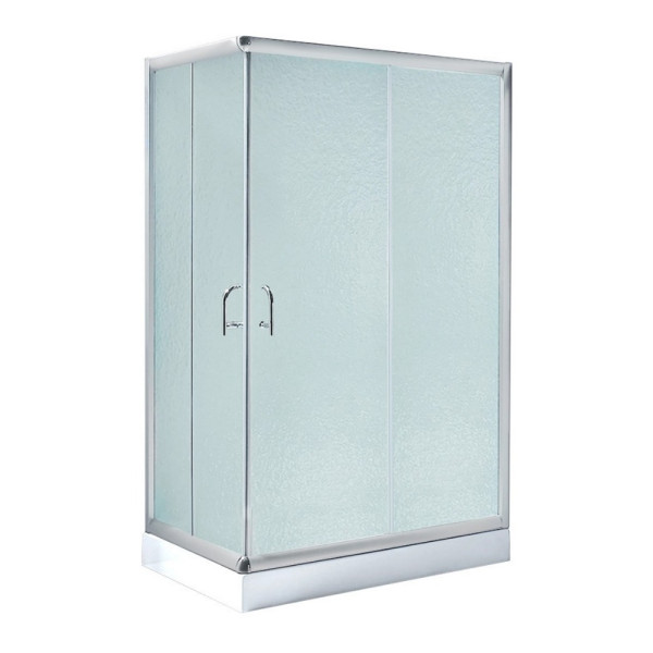 Душевая кабина Lidz Wawel SC100x80.SAT.LOW.FR, стекло Frost 5 мм + Lidz Душевой поддон KAPIELKA ST100x80х14