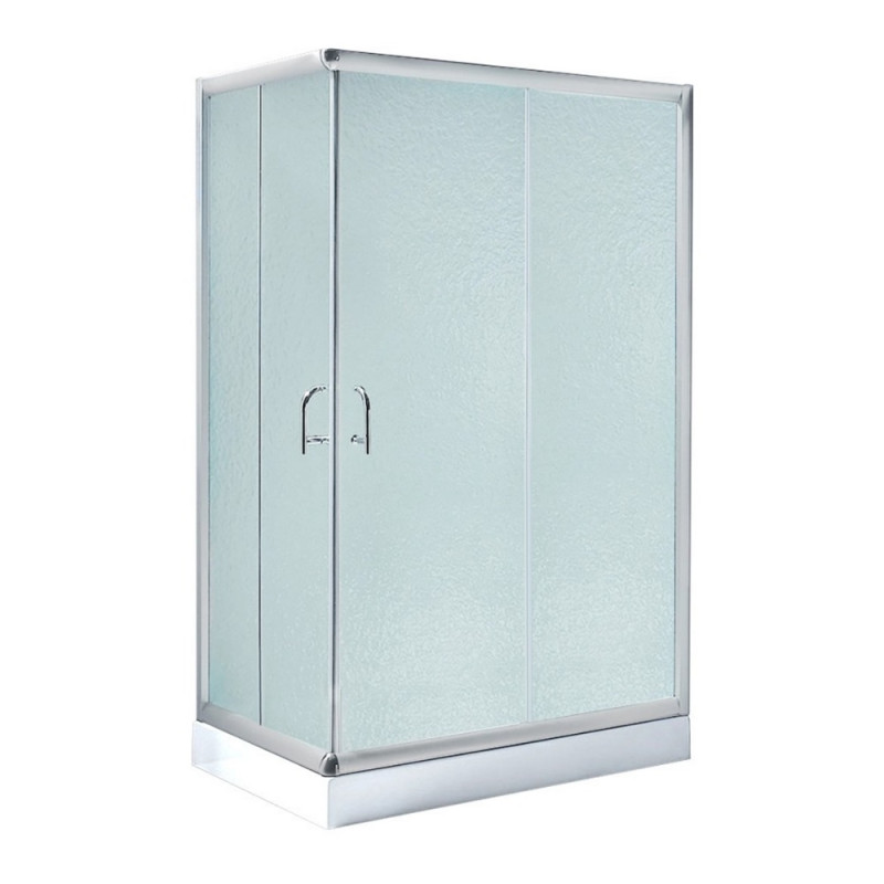 Душевая кабина Lidz Wawel SC100x80.SAT.LOW.FR, стекло Frost 5 мм + Lidz Душевой поддон KAPIELKA ST100x80х14