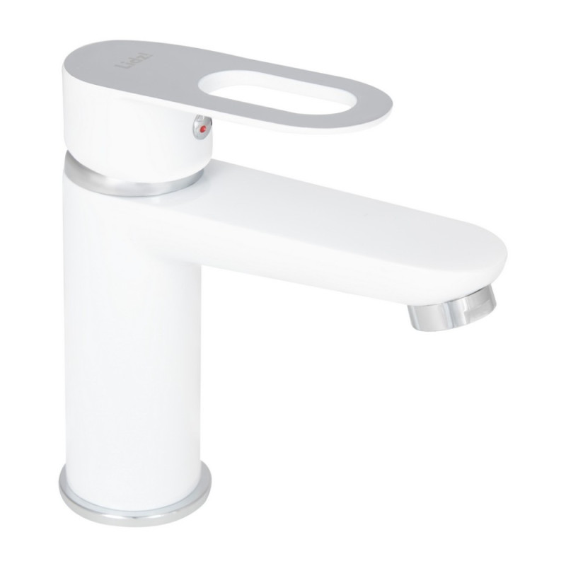 Змішувач для раковини Lidz Latwa 001 (k35) LDLAT001WHI45423 White