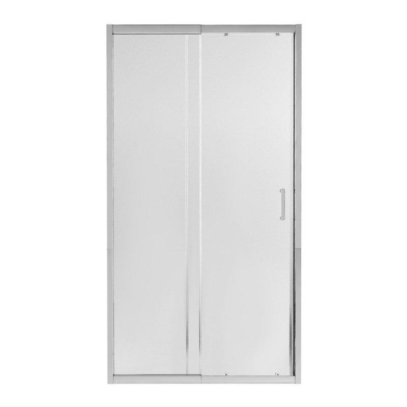 Душевая дверь в нишу Qtap Taurus CRM201-11.C6 97-108x185 см, стекло Clear 6 мм, покрытие CalcLess