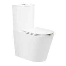 Унитаз-компакт Qtap Scorpio безободковый с сиденьем Soft-close QT14226002W