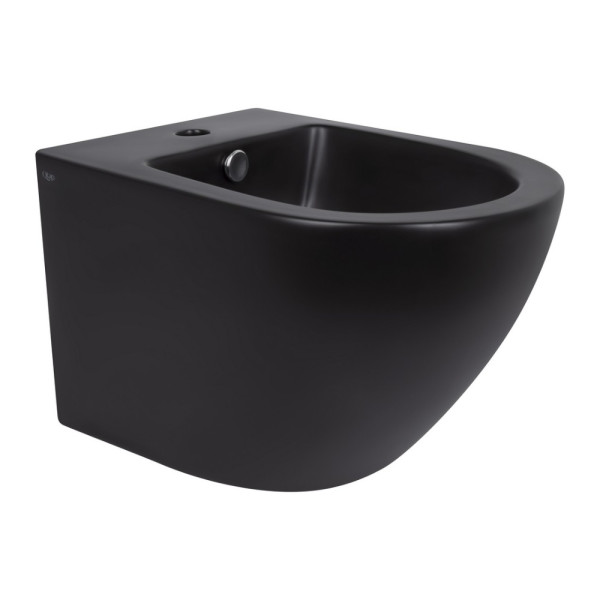 Біде підвісне Qtap Robin 495х370х325 Matt black QT1355046FMB