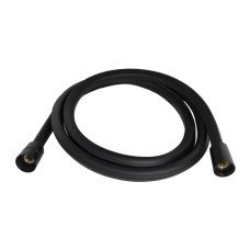 Шланг для ручного душа Qtap Hadice 1600 мм прямоугольный QTHADPVCSQ160B Black Matt