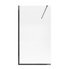 Душевая перегородка Qtap Walk-In Standard BLM201.C8 100х200 см, стекло Clear 8 мм, покрытие CalcLess
