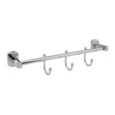Держатель для полотенца Qtap Liberty 3 крючка 365 мм QTLIBCRM11543 Chrome