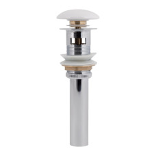 Донный клапан для раковины Qtap PU02O 225х70х70 White с переливом