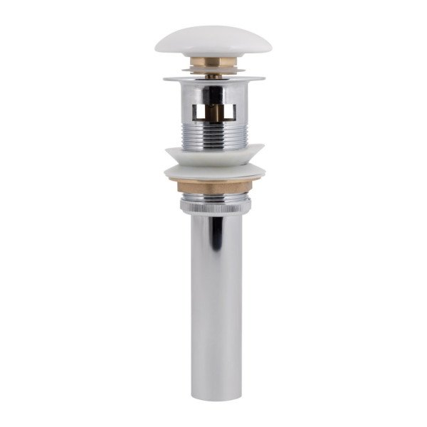 Донный клапан для раковины Qtap PU02O 225х70х70 White с переливом