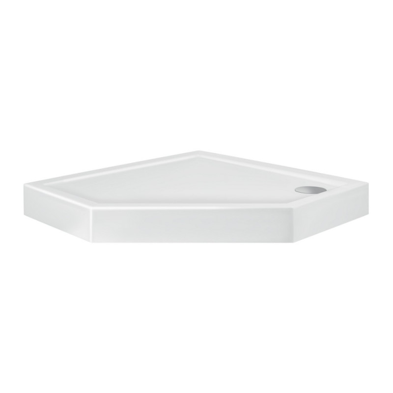 Душовий піддон Qtap Diamond 309912 90x90x12 см + сифон