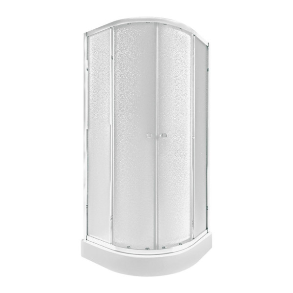 Набор Qtap душевая кабина Presto CRM1088AP5 Pear 1970x800x800 мм + поддон Robin 308812C 80x80x12 см с сифоном