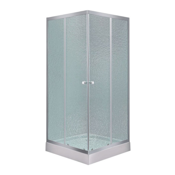 Душевая кабина Lidz Wawel SC90x90.SAT.LOW.FR, стекло Frost 4 мм + Lidz Душевой поддон KAPIELKA ST90x90х14