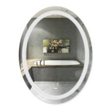 Дзеркало Lidz Vida 700х500 з LED-підсвічуванням Touch, з антизапотіванням, з димером, рег. яскравості LD78LF5070
