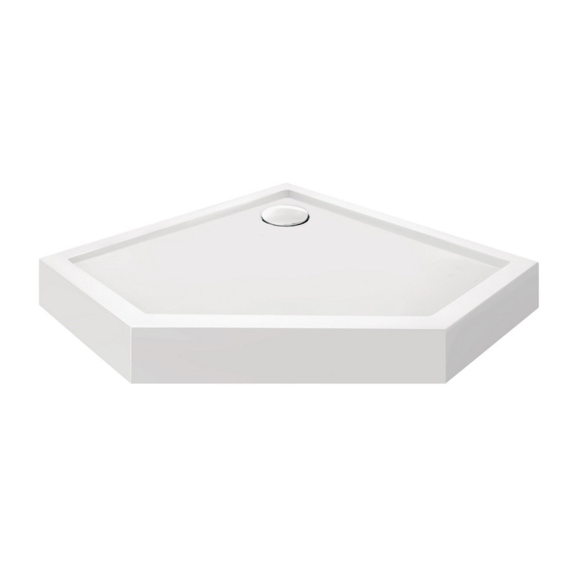 Душевой поддон Qtap Diamond 301112 100x100x12 см + сифон