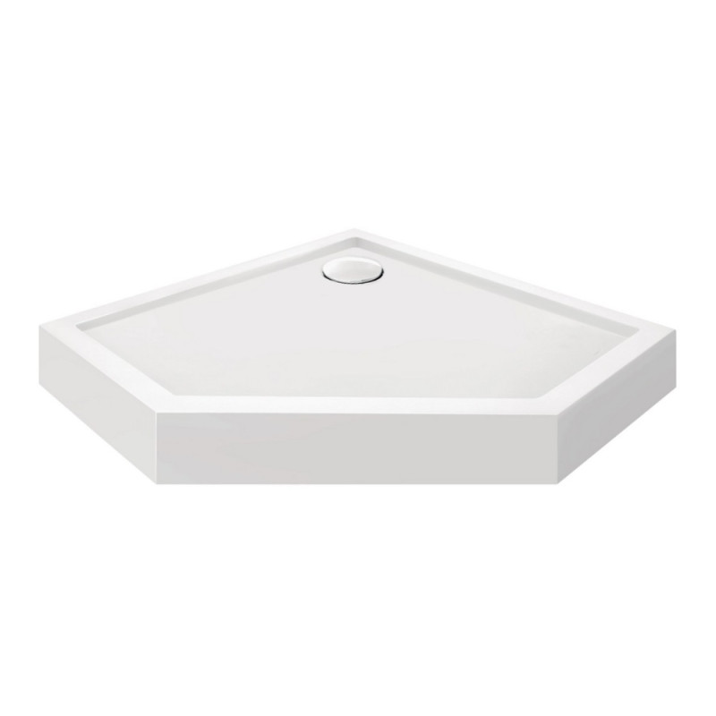 Душовий піддон Qtap Diamond 301112 100x100x12 см + сифон