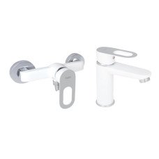 Набір змішувачів Latwa 001 + Latwa 010 White