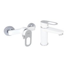 Набор смесителей Latwa 001 + Latwa 010 White
