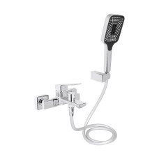 Змішувач для ванни Qtap Capricorn з душовим гарнітуром Chrome (k35) QTCAP3060102C48222
