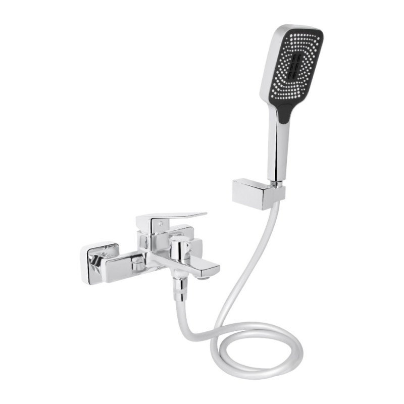 Змішувач для ванни Qtap Capricorn з душовим гарнітуром Chrome (k35) QTCAP3060102C48222
